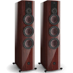 DALI Rubikore 8 passive floorstanding speaker showcasing sleek black design and premium audio components.