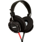Wired Grado Signature S750 headphones with open-back design, featuring sleek black ear cups and padded headband for comfortable listening.