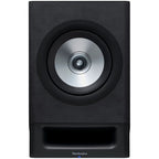Black Technics SC-CX700 active bookshelf speakers with sleek front design and control knobs visible in the image.