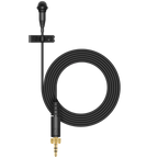Sennheiser ME 2-II Lavalier microphone with clip, designed for discreet wearable audio recording and professional sound capture.