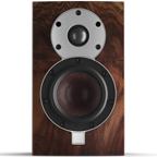 DALI Dali Menuet SE passive bookshelf speakers with black finish, compact design, and front-facing speaker drivers.
