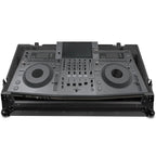Black UDG Ultimate Flight Case for Pioneer Opus-Quad DJ equipment, featuring sturdy construction and protective design.