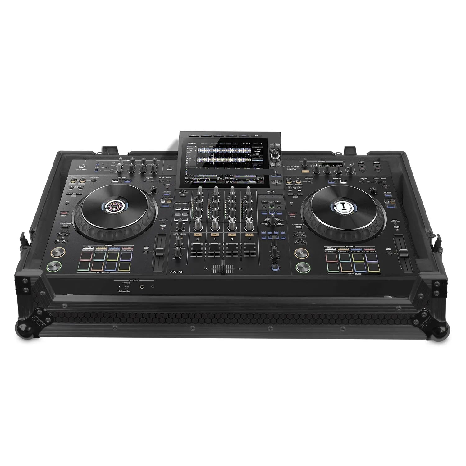 UDG Ultimate transporta koferis AlphaTheta XDJ-AZ melns Plus (riteņi, U91105BL)