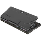 UDG Ultimate Pioneer DJ DDJ-FLX10 equipment cover showing a sleek black DJ gear cover with UDG branding and padded protective design.
