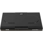 UDG Ultimate Pioneer DJ DDJ-FLX10 equipment cover in black, designed to protect DJ controller from dust and scratches.