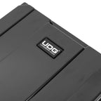 UDG Ultimate Pioneer DJ DJM-A9 equipment cover protecting a DJ mixer, black DJ cover designed for Pioneer DJM-A9.
