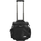 UDG SlingBag Trolley Deluxe MK2 in black, featuring wheels and ergonomic design for DJs on the go.