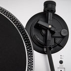 Vestlyd Vestlyd Pro T1 DJ turntables with sleek black finish, professional controls, and high-quality platter for DJing and mixing.