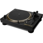 Vestlyd Vestlyd Pro T2 turntable with black finish, featuring a sleek design and audio controls visible on the top surface.