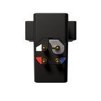 Ortofon VNL TRIX turntable cartridge shown from the back, featuring detailed stylus and cartridge body design.