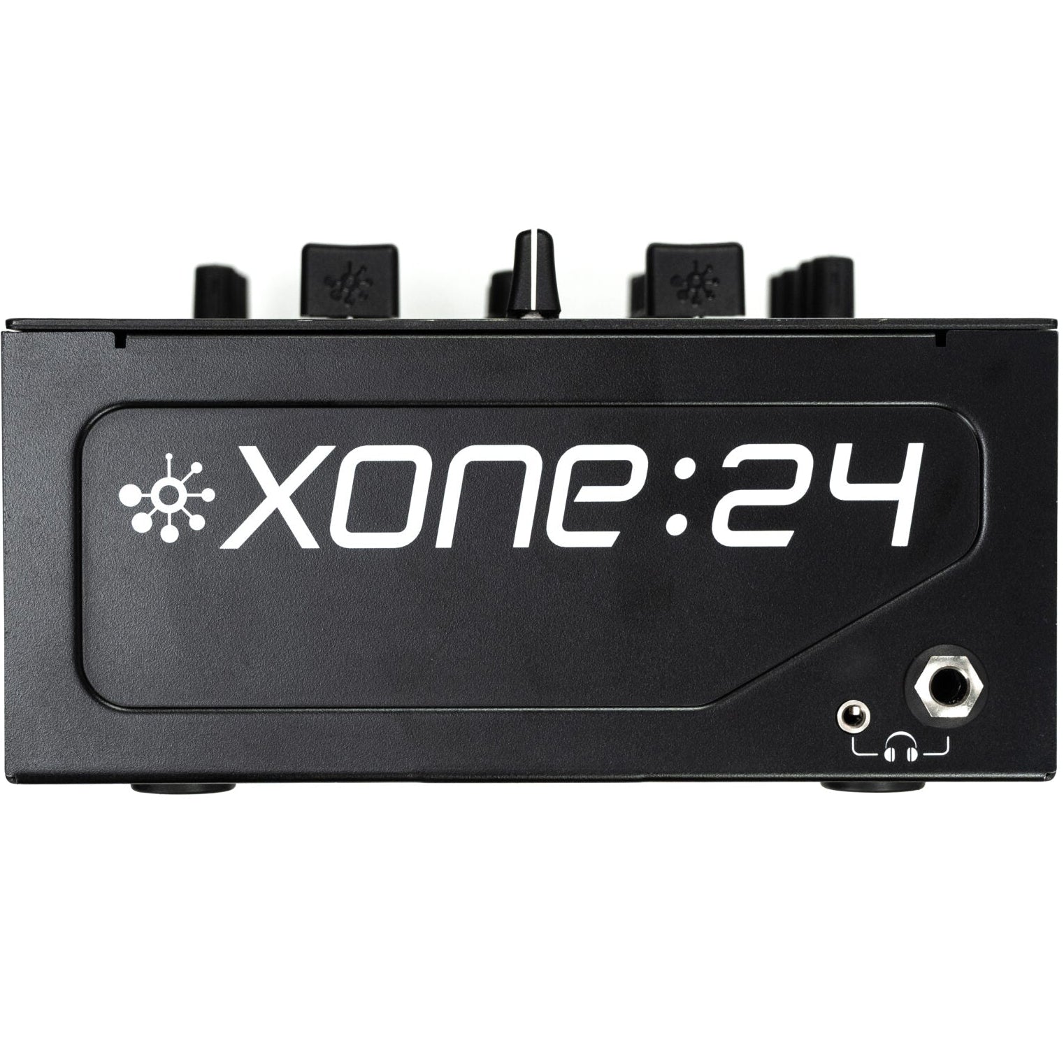 Allen & Heath Xone:24 DJ mixer with dual channels, colorful controls, and professional audio interface for mixing and DJing.