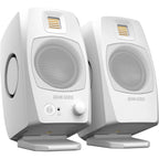Adam Audio D3V active studio monitor, in black, lifestyle setting