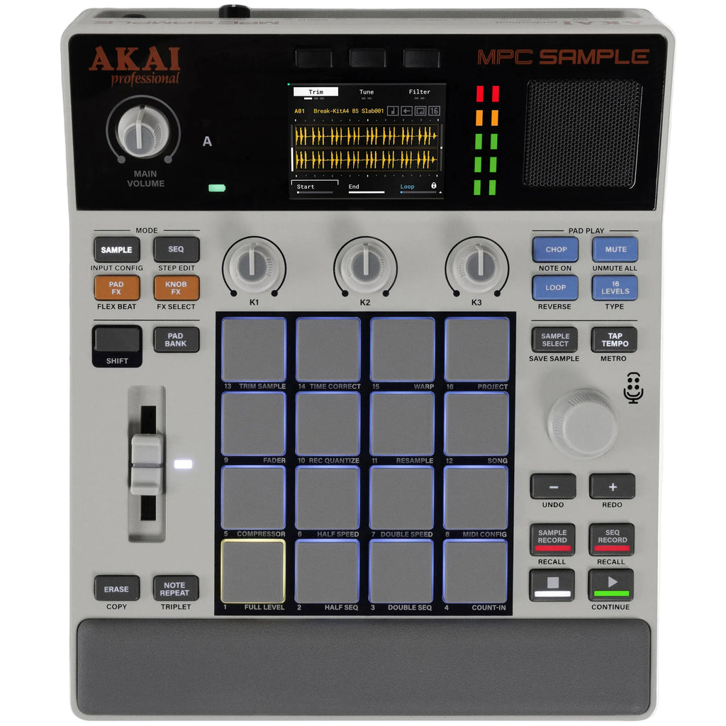 Akai Professional MPC Sample sampler, detail view.