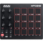 Akai Professional MPD218 midi controllers, close up
