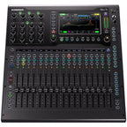 Allen & Heath Qu-5 digital mixer with multiple control knobs and touchscreen interface for professional audio mixing.