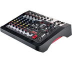 Allen & Heath ZEDi-10FX analog mixer with multiple input channels, built-in effects, and compact design for live sound and recording.