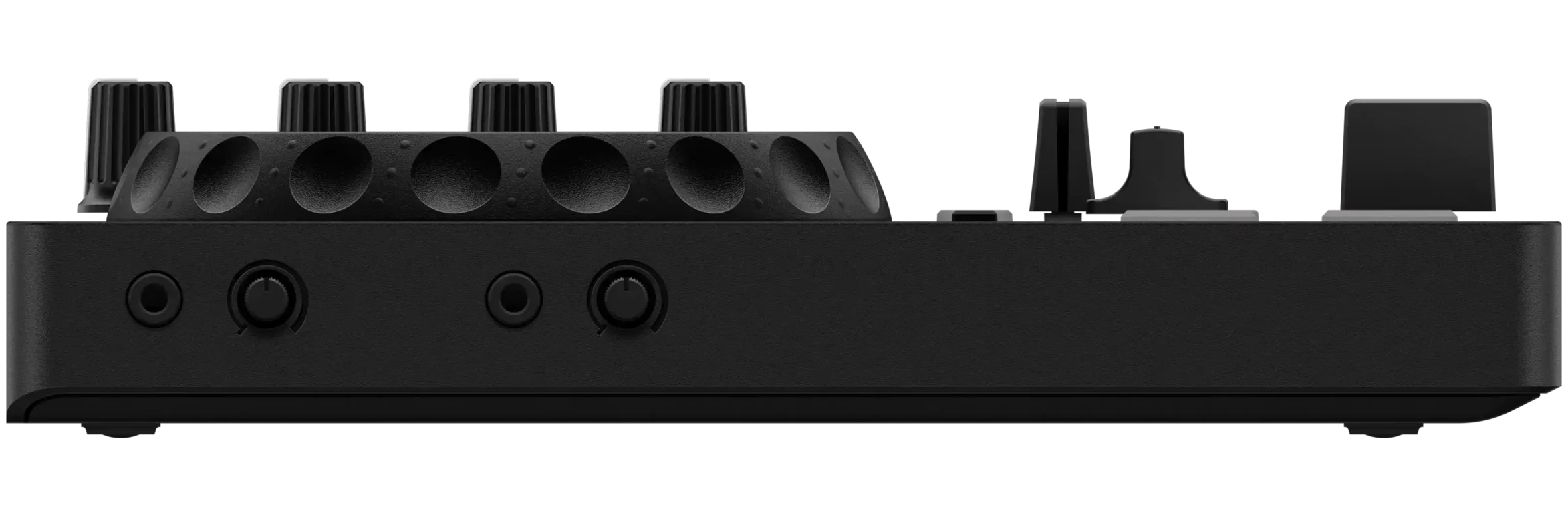 AlphaTheta DDJ-FLX2 2-channel DJ controller, angled view
