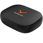 Beyerdynamic Amiron 200 wireless in-ear headphones with open-ear design and carrying case, high-quality audio accessories.