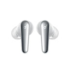 Wireless in-ear headphones Soundcore Liberty 4 Pro by Soundcore, showing sleek black earbuds with charging case.
