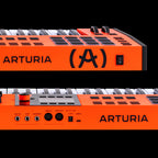 Arturia KeyLab MK3 Ultra orange finish rear panel connectivity and side power switch detail
