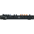 Arturia Microfreak synthesizer, rear view showing connection ports