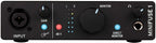 Arturia MiniFuse 1 audio interface in black, front view