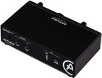 Arturia MiniFuse 1 audio interface in black, rear view