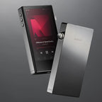 Astell&Kern PD5 portable player, front and rear in Gray aluminium