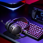 Audeze Maxwell 2 ANC (PlayStation Edition) on a gaming desk
