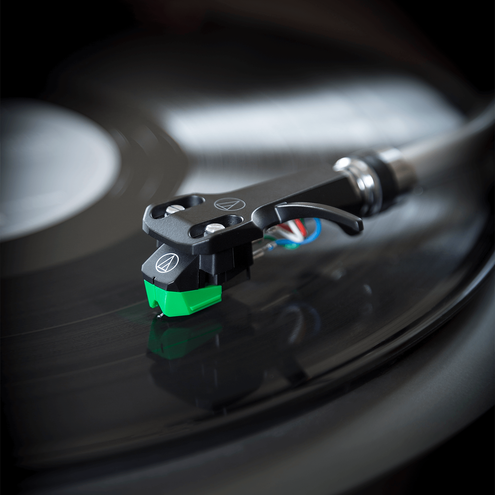 Audio-Technica AT-VM95E Cartridge turntable cartridges, lifestyle shot