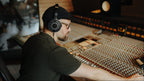 Audio-Technica ATH-R70xa studio headphones, in use, lifestyle