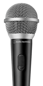 Audio-Technica ATR1200x, dynamic microphones, side