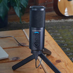 Audio-Technica ATR2500x-USB cardioid USB microphone, lifestyle shot