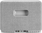 Audio Pro A15 portable speaker in black, showing its compact design and control buttons on top.