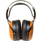 HiFiMAN Sundara closed-back wired headphones with large ear cups and padded headband, designed for high-fidelity audio listening.