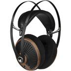 Meze Audio 105 SILVA wired headphones with black ear cups and adjustable headband, designed for high-quality sound.