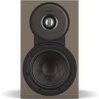 DALI Sonik 1 passive bookshelf speakers with black finish, compact design, and twin drivers for clear audio performance.