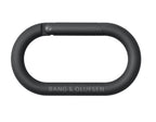 Bang & Olufsen Beosound Explore portable Bluetooth speaker, with carabiner mount, front view