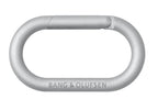 Bang & Olufsen Beosound Explore portable Bluetooth speaker, with carabiner mount, front view