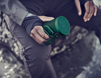 Bang & Olufsen Beosound Explore portable Bluetooth speaker, in use