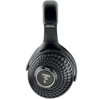 Focal Bathys wireless headphones in deep black, shown with sleek over-ear design and plush ear cushions.