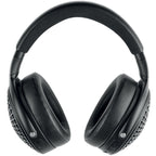 Focal Bathys wireless headphones with deep black finish, showing the sleek ear cups and headband design.