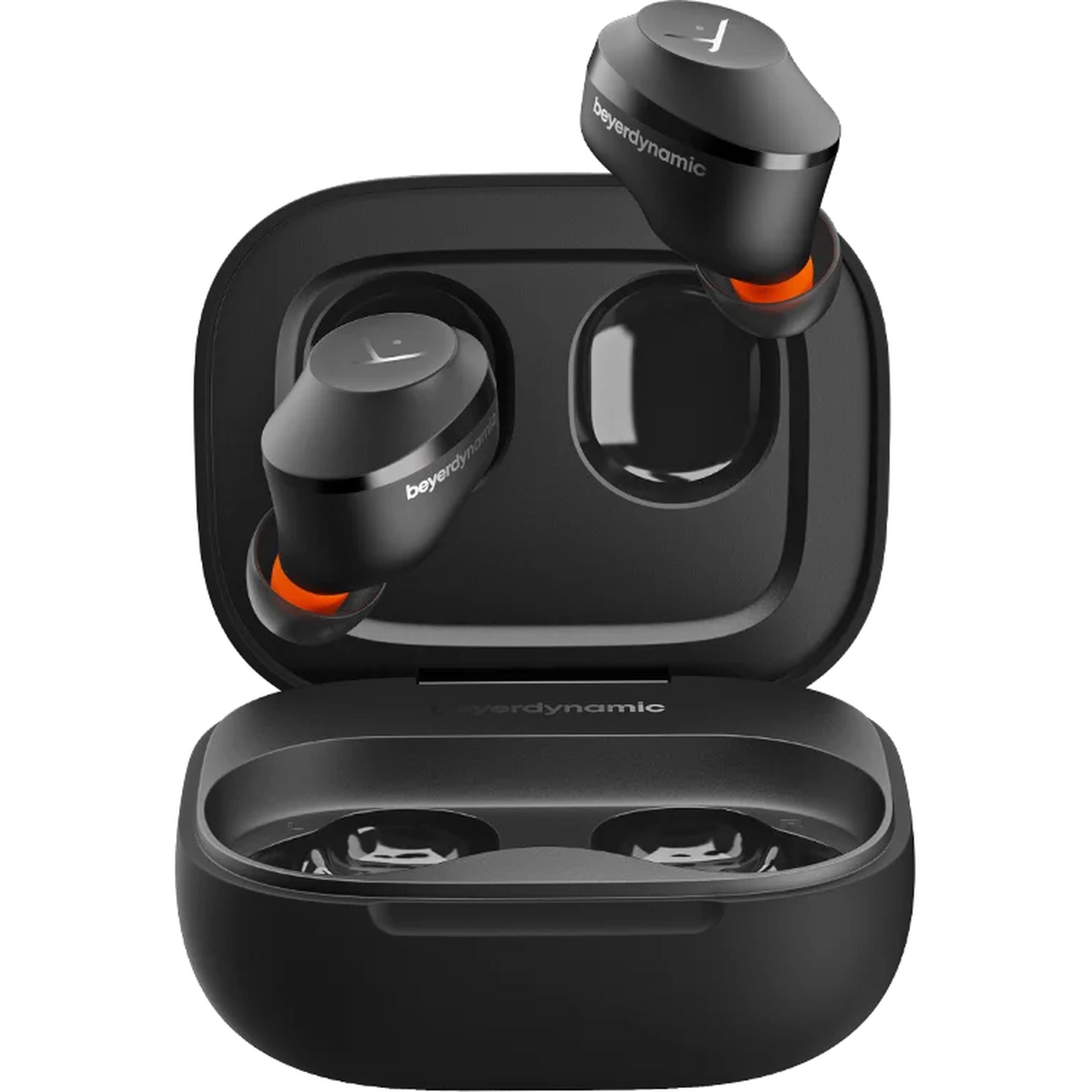 Beyerdynamic Amiron 300 wireless in-ear headphones, hero shot in white
