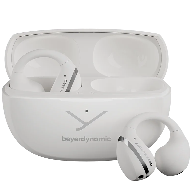 Beyerdynamic Amiron Zero wireless earbuds, white, open