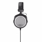Beyerdynamic DT 880 Pro studio headphones with 250 ohm impedance, shown in a close-up view highlighting the ear cups and headband.