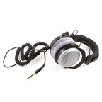 Beyerdynamic DT 880 Pro studio headphones with 250 ohm impedance, featuring over-ear design and detailed audio quality.