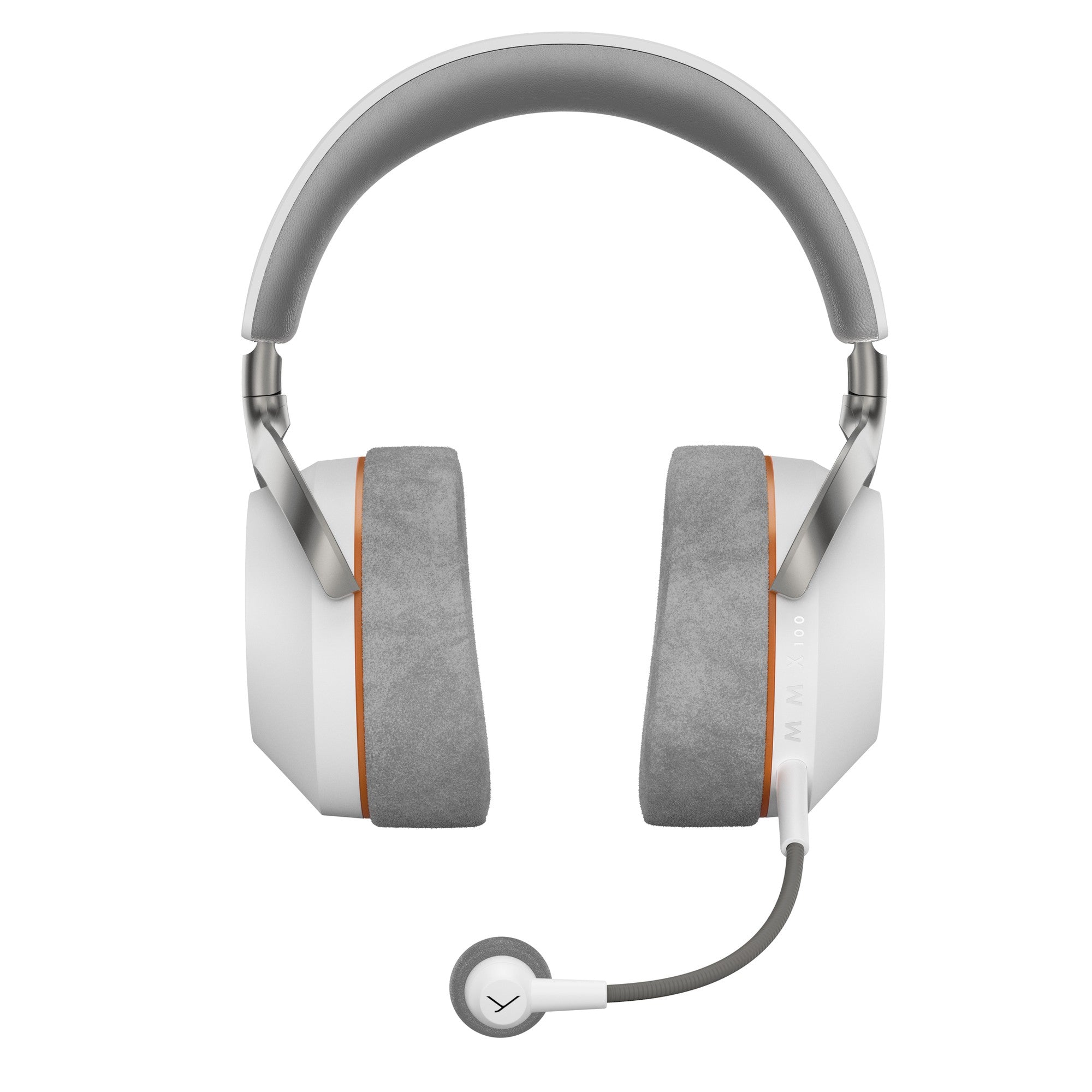 Beyerdynamic MMX 100 Wireless gaming headset in Arctic White, front view