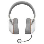 Beyerdynamic MMX 130 Wireless open-back gaming headset in Arctic White, front view
