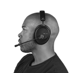 Beyerdynamic MMX 230 Wireless gaming headphones in black with over-ear design and built-in microphone for immersive gaming audio