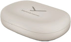 Beyerdynamic Verio 200 wireless in-ear headphones in cream, showing the sleek design and earbud components.